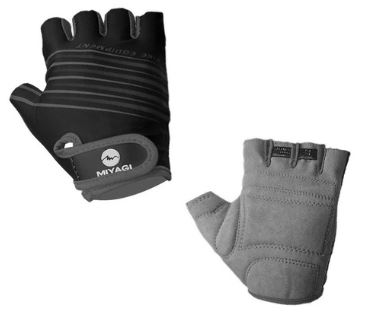 GUANTE DEPORTE MIYAGI 168821 NEGRO/GRIS TALLA L