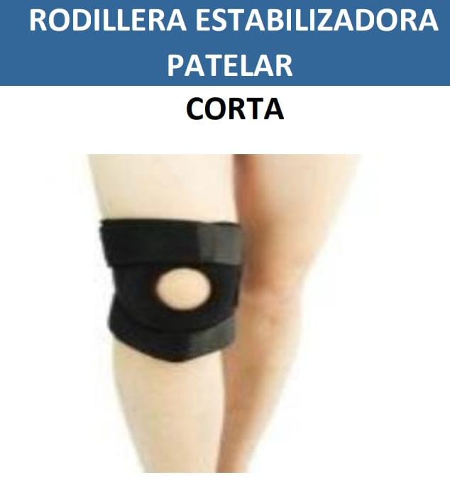 RODILLERA CORTA EN NEOPRENO TALLA ÚNICA