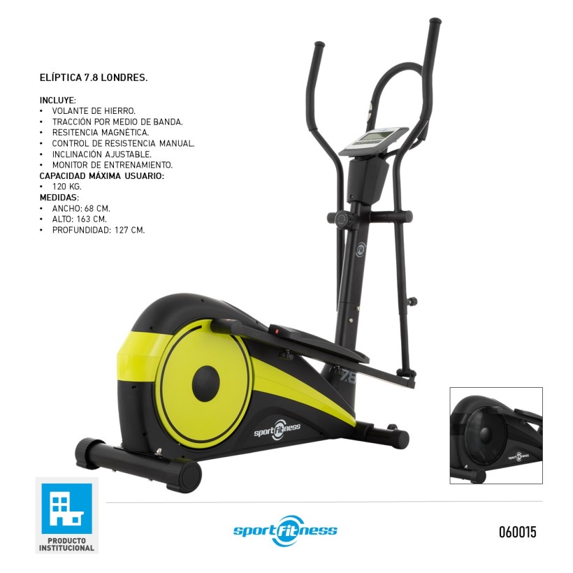 ELIPTICA MAGNETICA MANUAL GD7.8 LONDRES SPORT FITNESS
