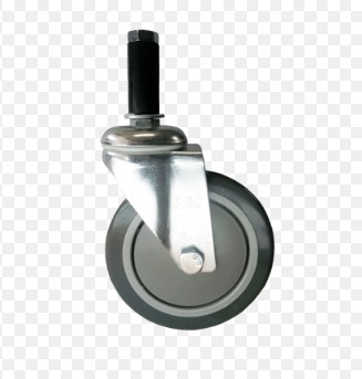 RODACHINA O RUEDA DE 2" CON ESPIGO PRESION DE 7/8 PLASTICO