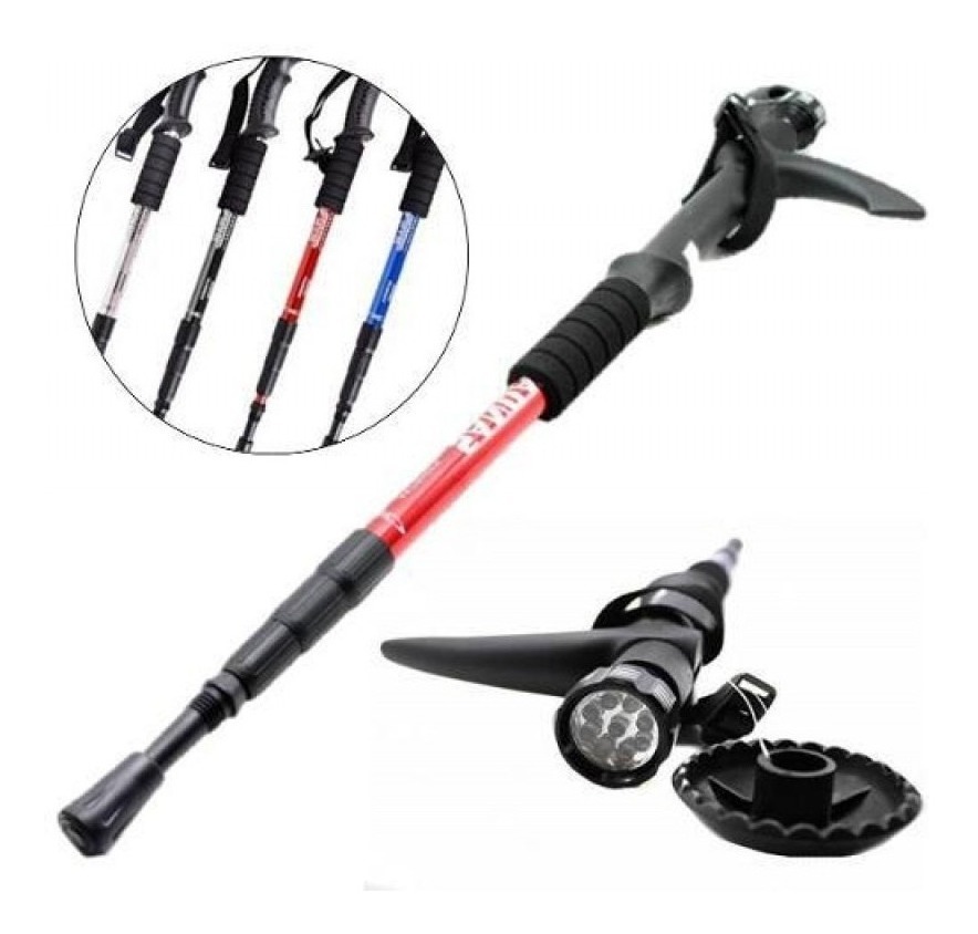 B-BASTON CAMINANTE DE COLORES CON LINTERNA REF.G15