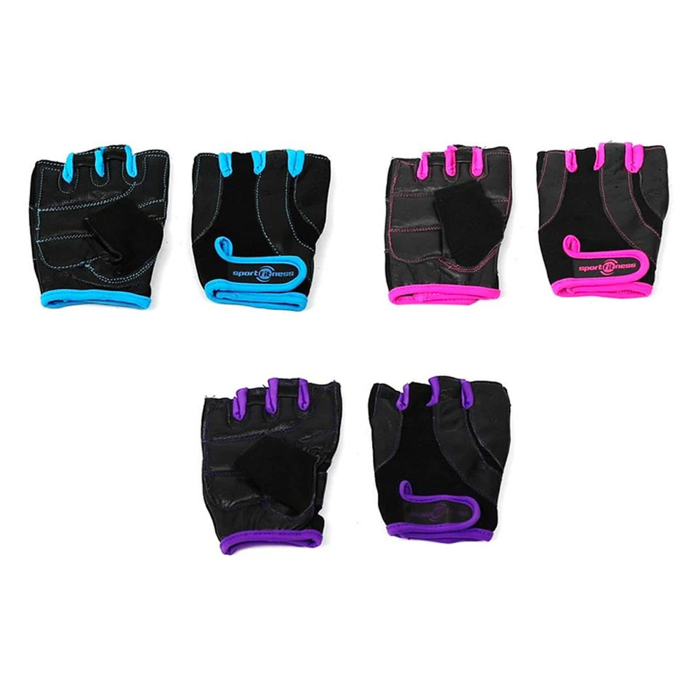 GUANTE DE GIMNASIO CUERO T:XS NEGRO/GRIS