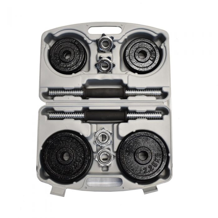 KIT DE MANCUERNAS 18 KG SPORT FITNESS