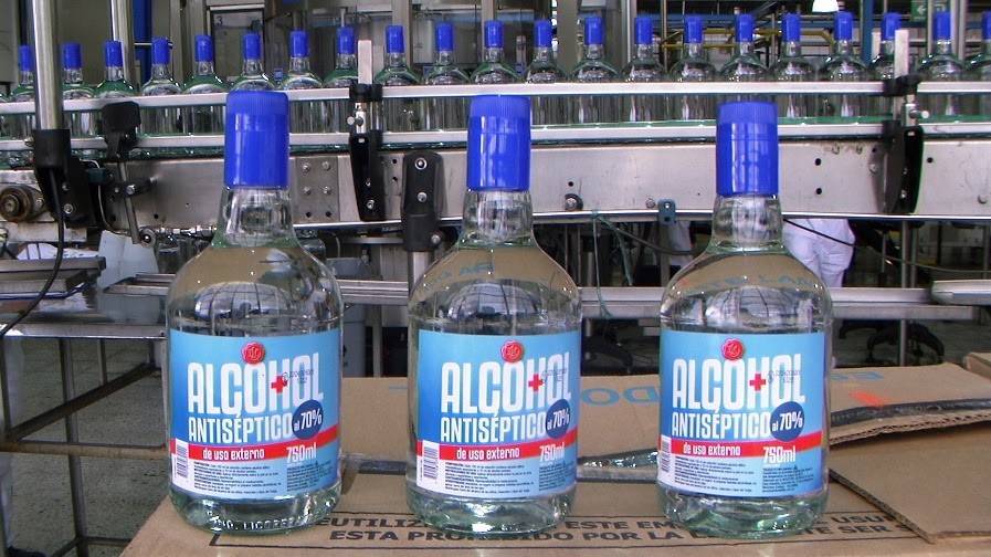 ALCOHOL ANTISEPTICO 750 ML VIDRIO