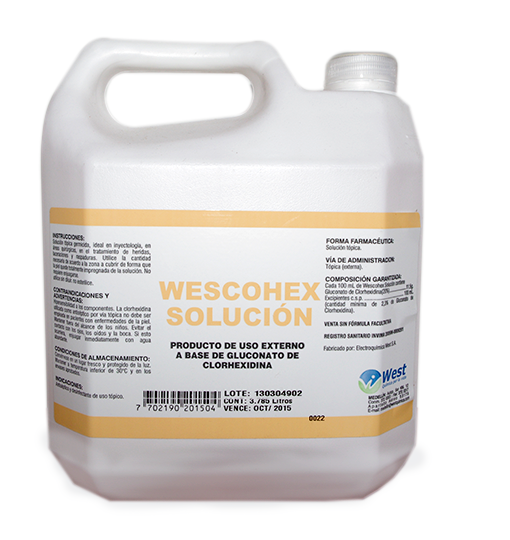ASEPTIDINA SOLUCION TOPICA (WESCOHEX) 20%GALON