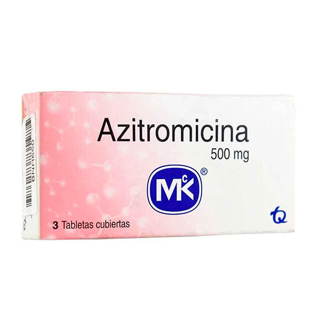 AZITROMICIA 500MG CAJA X 3 TABLETAS
