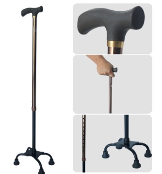 BASTON ORTOPEDICO BASE 4 PATAS WONDER