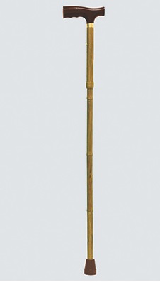 BASTON PLEGABLE MADERA NOGAL