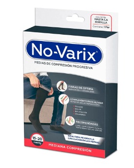 CALCETIN NO-VARIX FIRM AJ  WHITE   MEDIUM