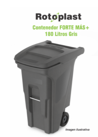 CANECA FORTE DE 180 LT "Bienes Exentos- Decreto 417 del 17 de marzo de 2020"