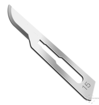CUCHILLA BISTURI BRAUN #15 CAJA X 100