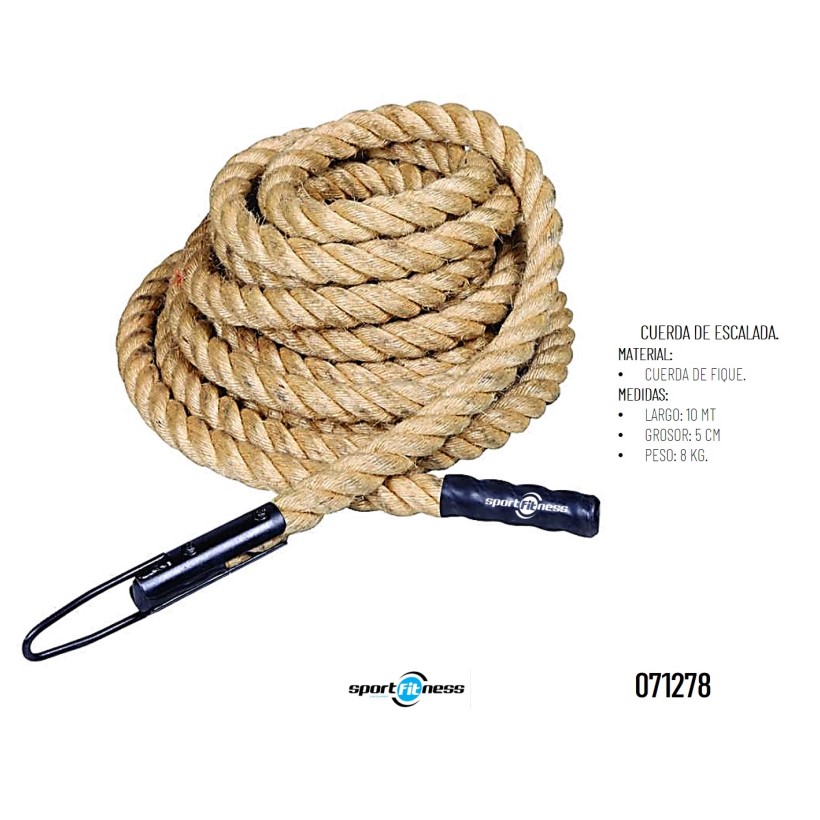 CUERDA ESCALADA 50MMX10MT