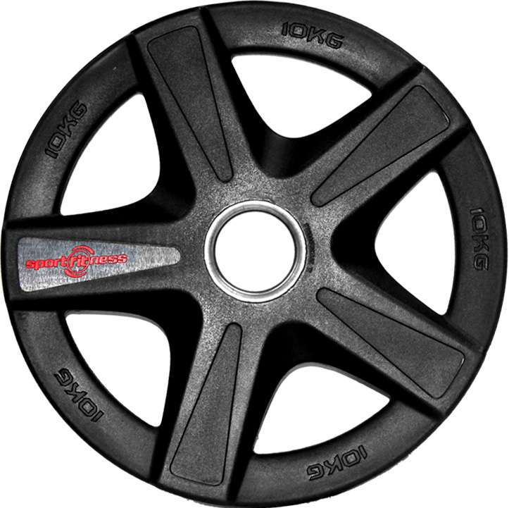 DISCO OLIMPICO 15KG 2" ENCAUCHETADO