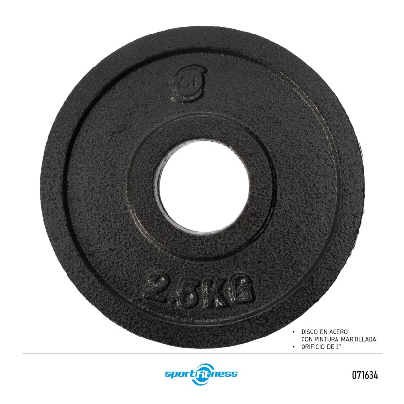 DISCOS OLIMPICO 2" 2.5KG 