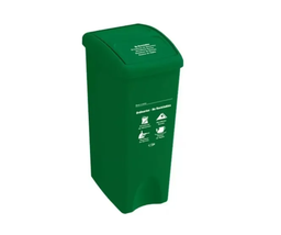 [35823] PAPELERA 55 LT VERDE "Bienes Exentos- Decreto 417 del 17 de marzo de 2020"