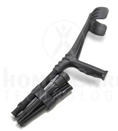 [MC9272LW] MULETA CANADIENSE TIPO EUROPEA ALIMUNIO PLEGABLE NEGRA MCO