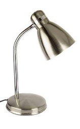 [20131224524] LAMPARA INFRARROJA DE MESA ERGONOMICA CAMPANA ACERO INOXIDABLE