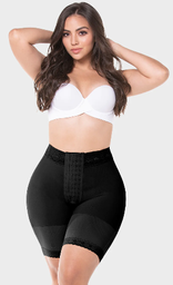 [STA-00428N2XS] PANTY SHORT TIPO RELOJ ARENA CON BROCHE NEGRO T:2XS M&amp;D