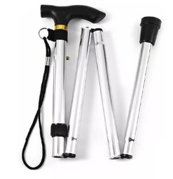 [FT230P] BASTON PLEGABLE COLOR PLATA