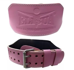 [1223CCR-M] CINTURON CUERO PROFESIONAL ELISUA ROSADO T: M