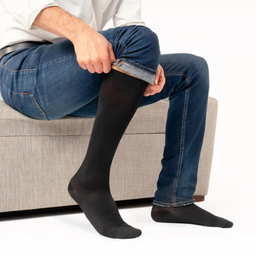 [7707066059135] COMPRESIÓN BAJA 8-15, TIPO CALCETÍN, NEGRO, NO VARIX T:M REF:101059