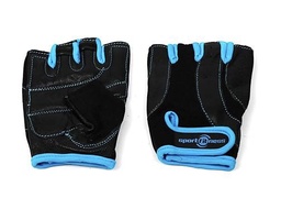 [815753NAS] GUANTE DE GIMNASIO CUERO T: S NEG/AZ