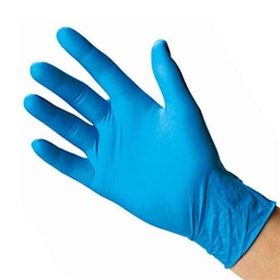 [SOS10] GUANTE DE NITRILO AZUL CALIB 8 POWDER T: S CAJA X50 U "Bienes Exentos- Decreto 417 del 17 de marzo de 2020"