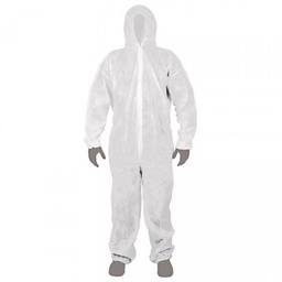 [AN20L] OVEROL ANTIFLUIDO BLANCO ESENCY T:L "Bienes Exentos- Decreto 417 del 17 de marzo de 2020"