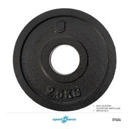 [071634] DISCOS OLIMPICO 2" 2.5KG 