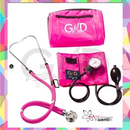 [GMD50-RP-ST17] KIT FONENDO+TENSIOMETRO IMPO RAPPAPORT ROSADO NEON
